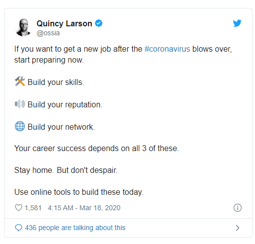 Quincy on Being Prepared